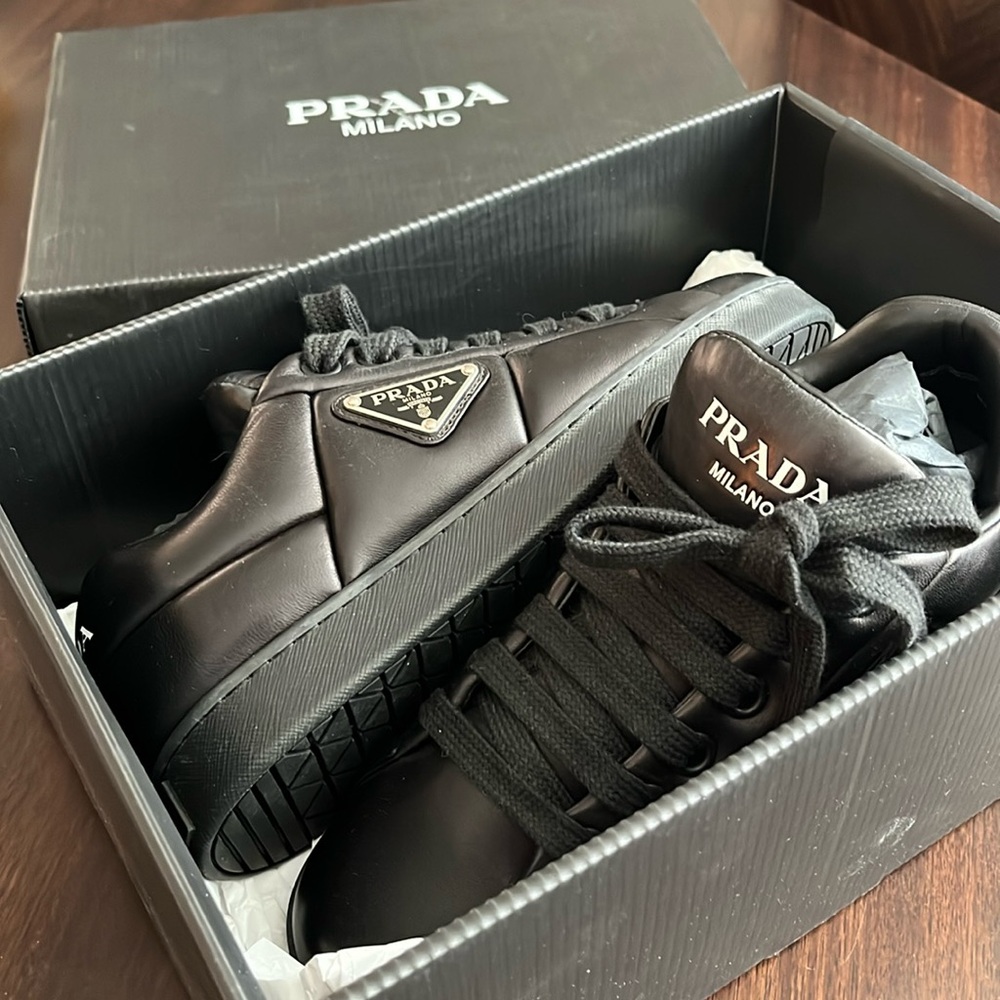 PRADA Nappa Soft leather sneakers - Picture 14 of 14
